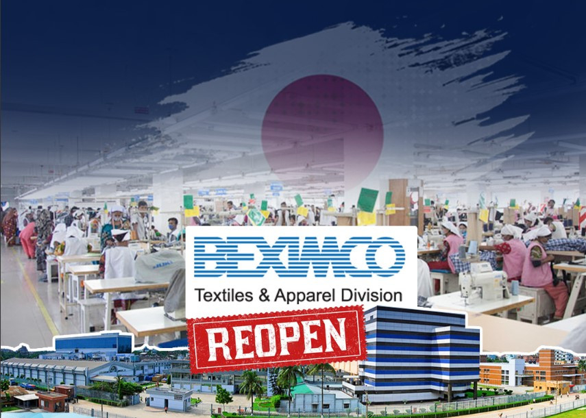 Beximco Textiles set for reopening as Japanese "Revival" steps in; 25,000 workers may regain jobs