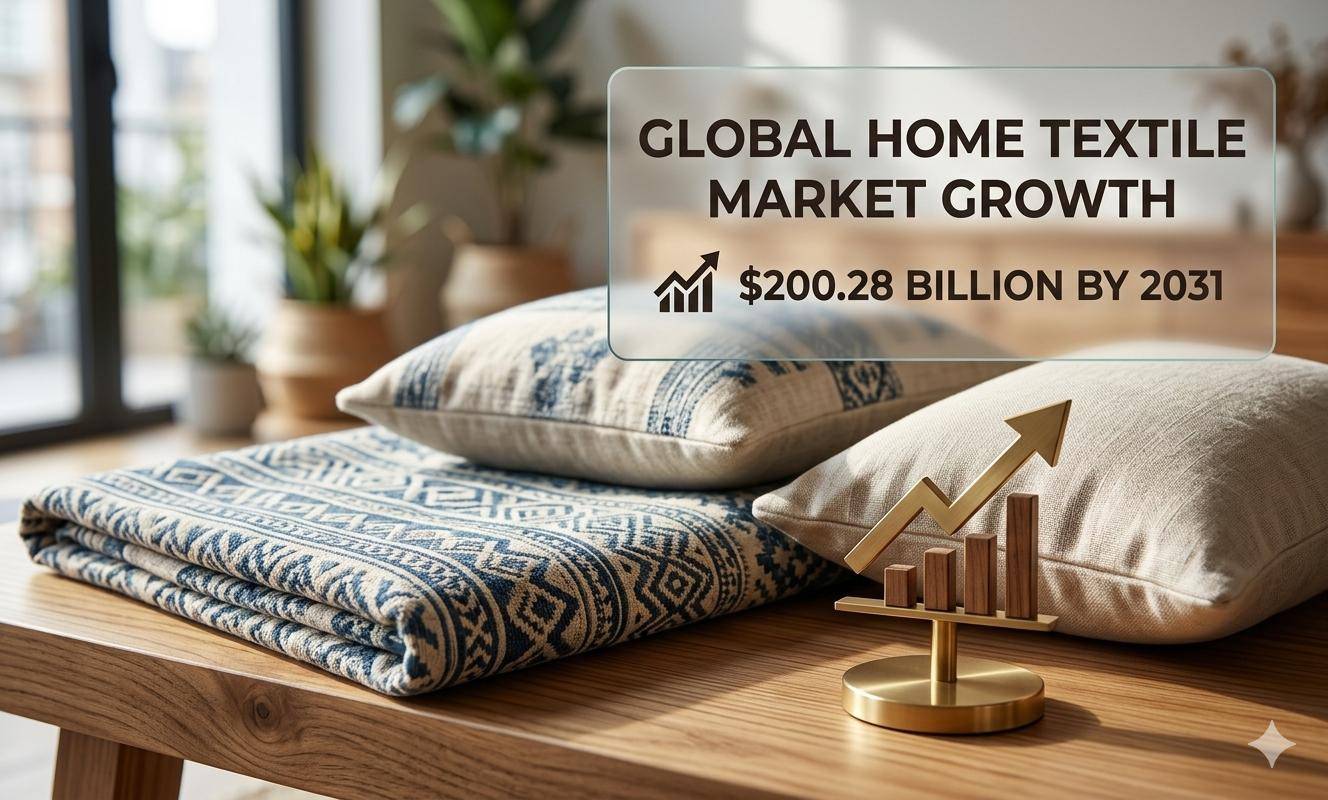 Global home textile market to reach $200.28 billion by 2031, driven by home decor demand